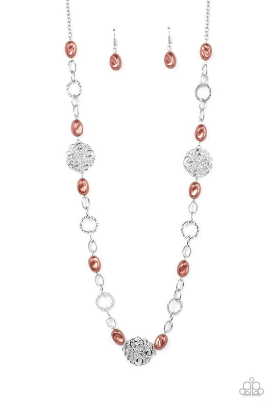 Social Soiree - Brown - Paparazzi Necklace Image