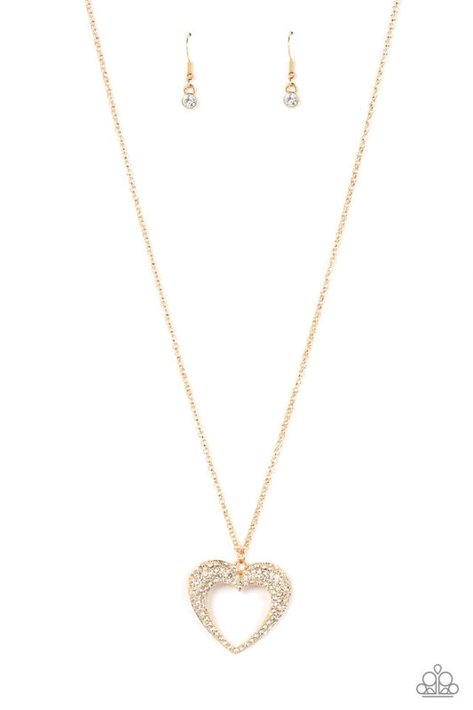 Cupid Charisma - Gold - Paparazzi Necklace Image