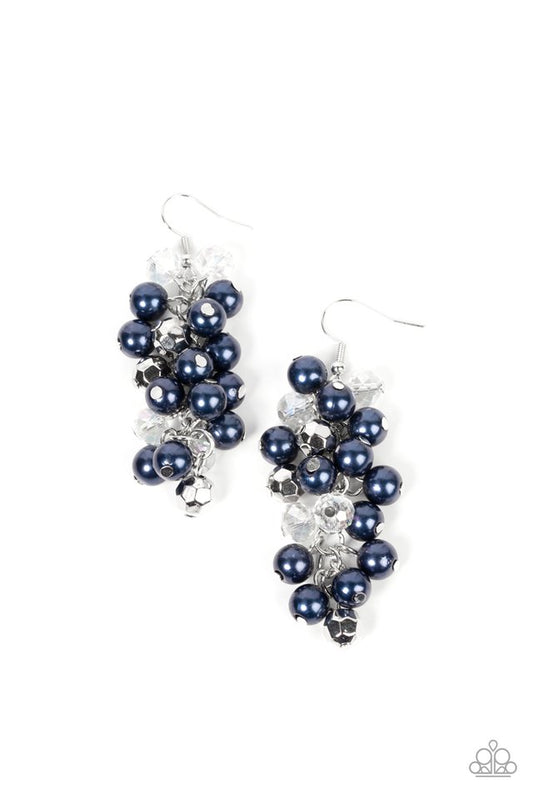 Pursuing Perfection - Blue - Paparazzi Earring Image