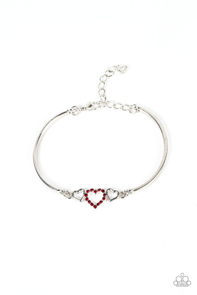 Cupids Confessions - Red - Paparazzi Bracelet Image