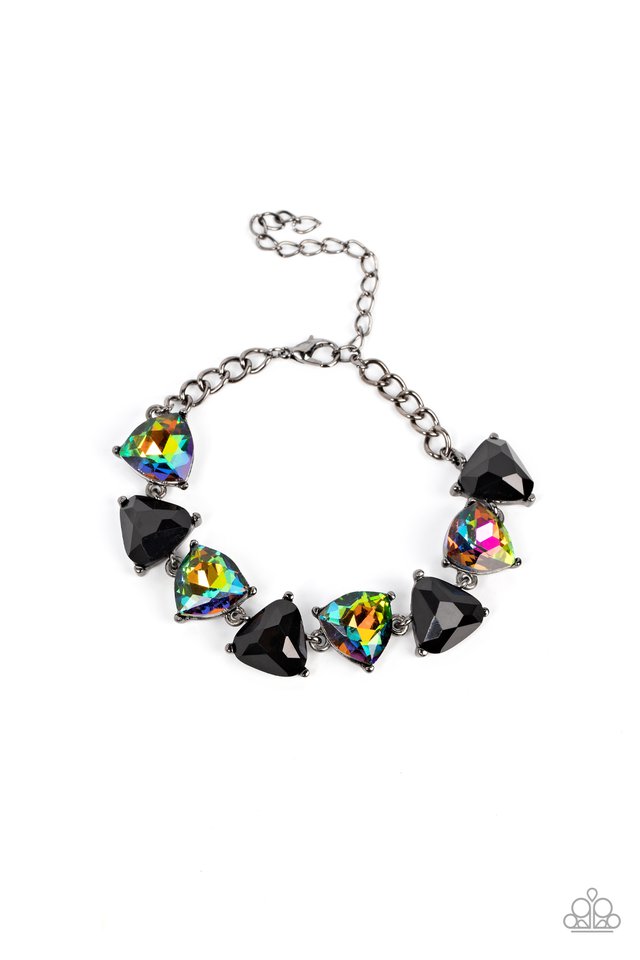 Pumped up Prisms - Multi - Paparazzi Bracelet Image