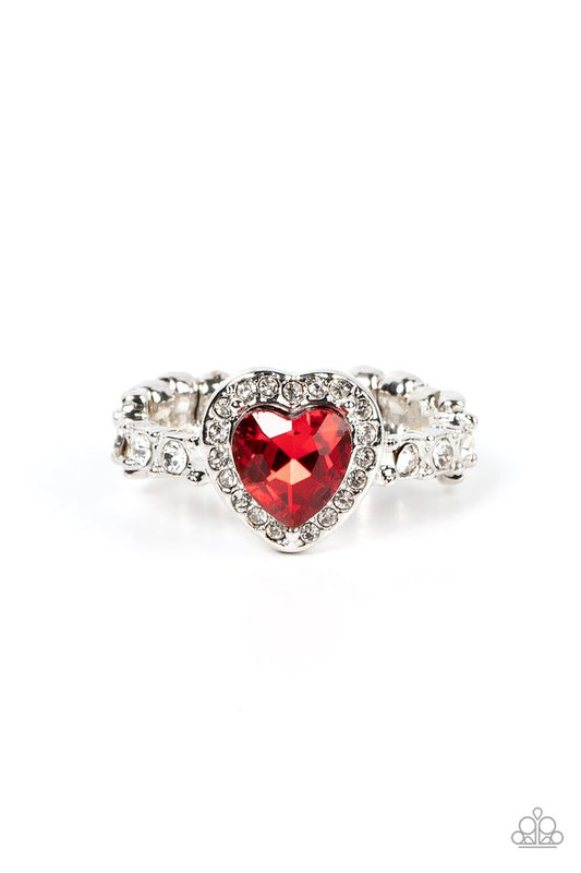 Romantic Reputation - Red - Paparazzi Ring Image