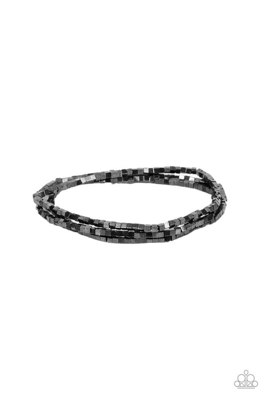 ​Block Bash - Black - Paparazzi Bracelet Image