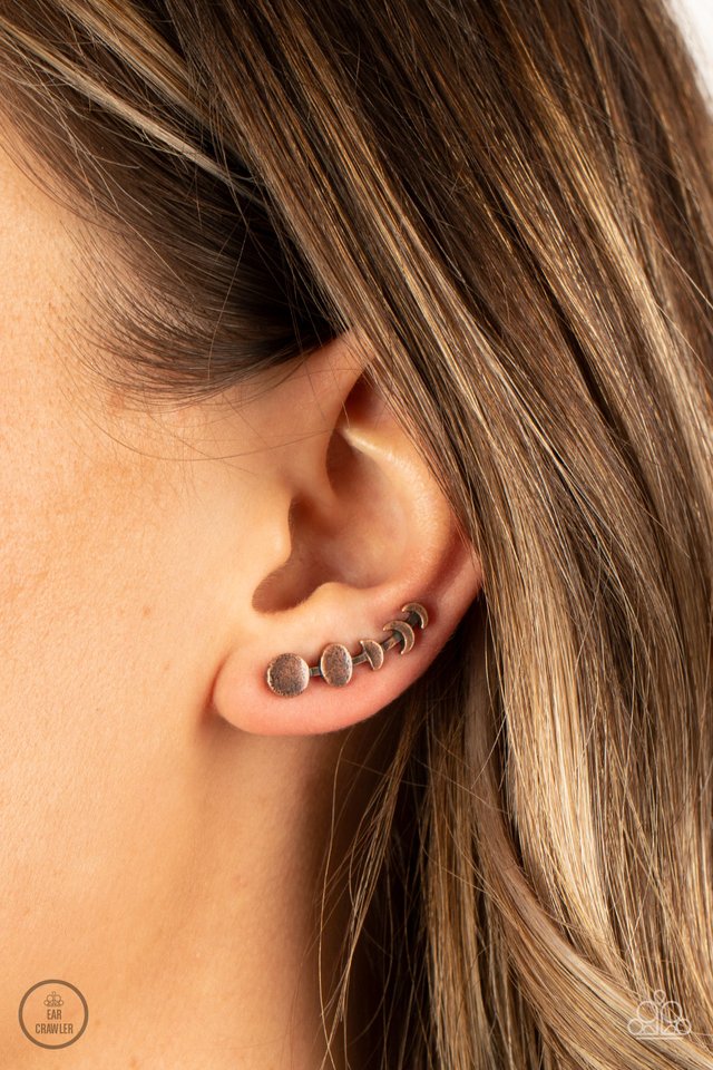 Its Just a Phase - Copper - Paparazzi Earring Image