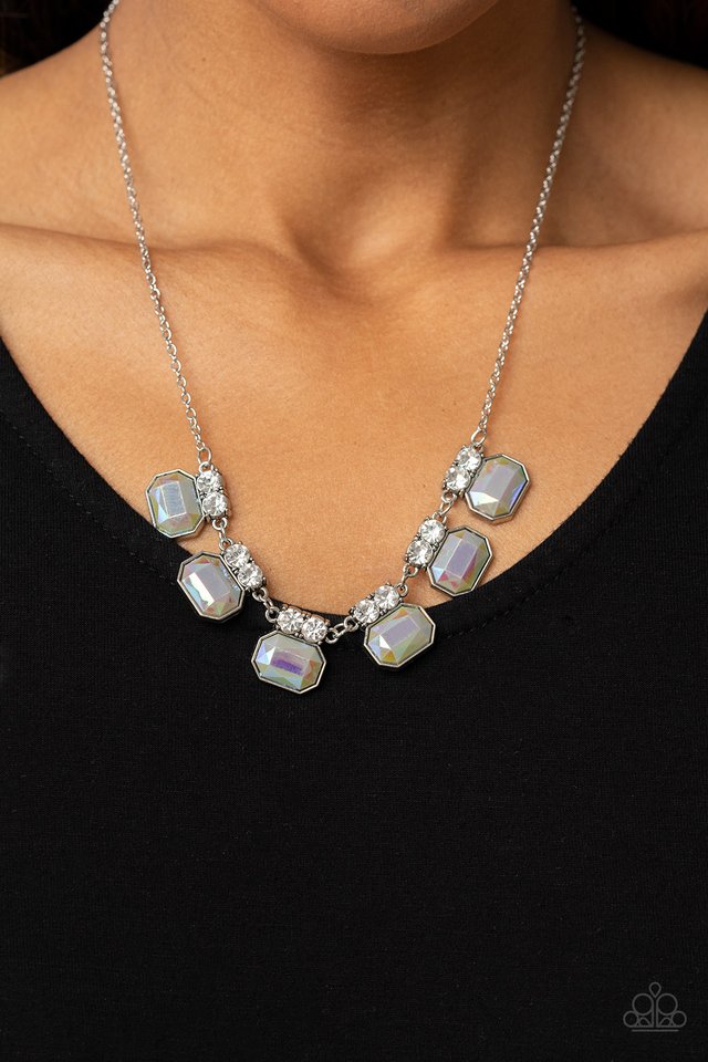 Interstellar Inspiration - Silver - Paparazzi Necklace Image