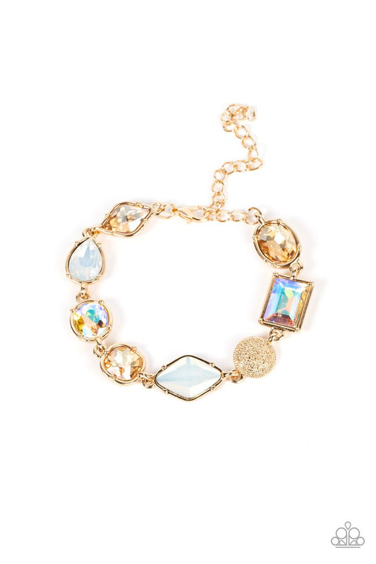 Jewelry Box Bauble - Gold - Paparazzi Bracelet Image