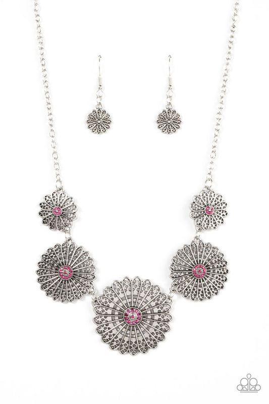 Marigold Meadows - Pink - Paparazzi Necklace Image