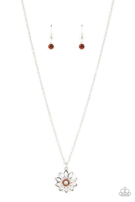 Farmstead Fairytale - Brown - Paparazzi Necklace Image