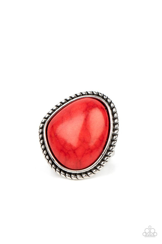 Take the High RODEO - Red - Paparazzi Ring Image