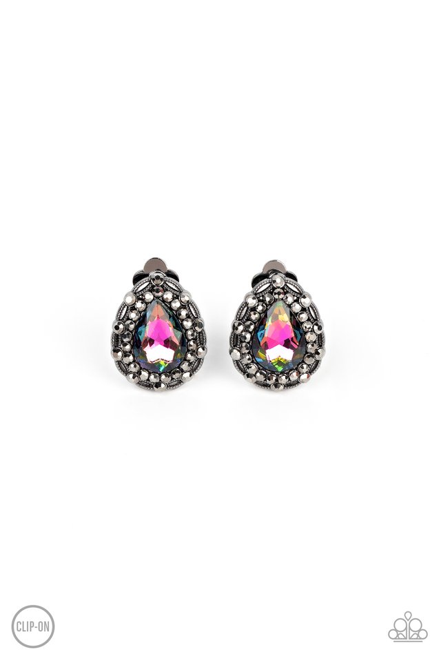 Haute Happy Hour - Multi - Paparazzi Earring Image