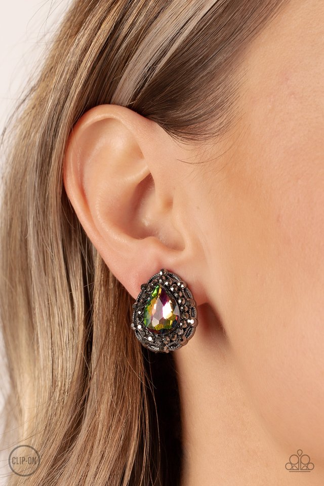 Haute Happy Hour - Multi - Paparazzi Earring Image