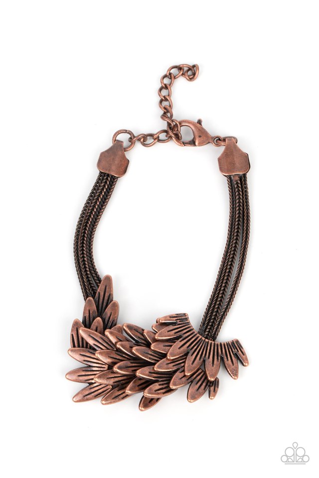 BOA and Arrow - Copper - Paparazzi Bracelet Image
