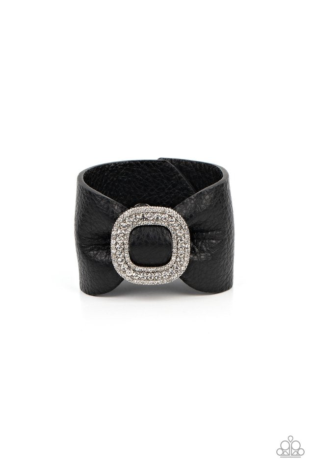 Lights, SELFIE, Action! - Black - Paparazzi Bracelet Image