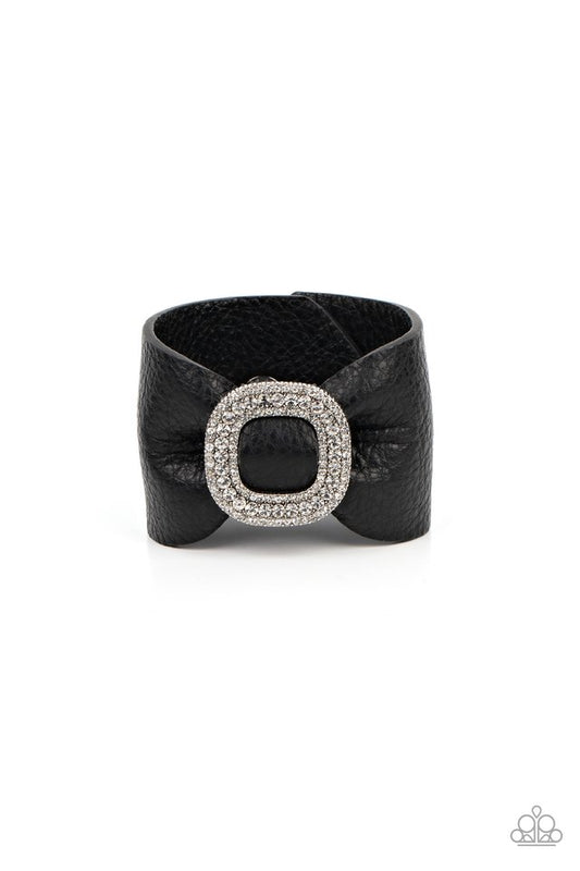 Lights, SELFIE, Action! - Black - Paparazzi Bracelet Image