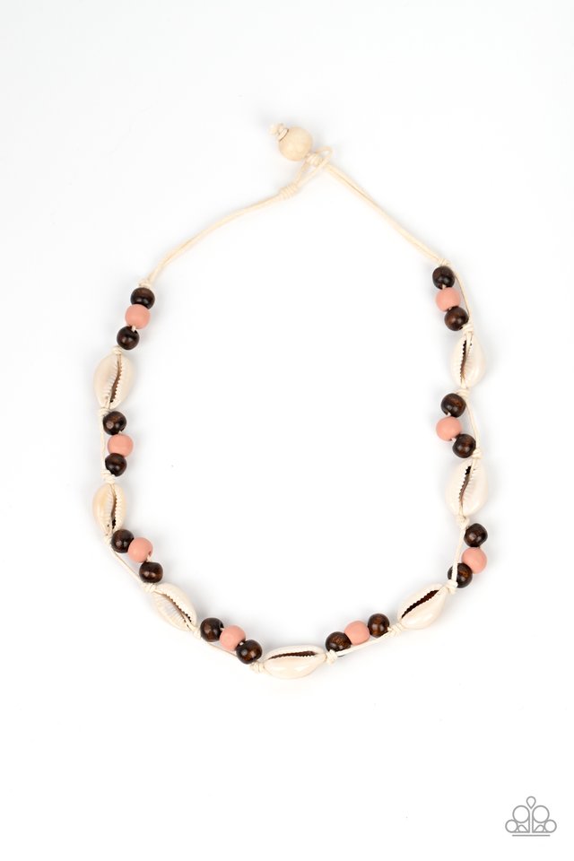 Bermuda Beachcomber - Pink - Paparazzi Necklace Image