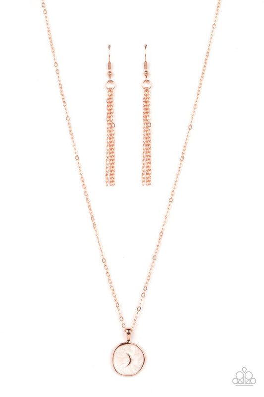 Moon Magic - Copper - Paparazzi Necklace Image
