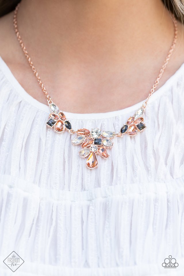 Completely Captivated - Rose Gold - Paparazzi Necklace Image