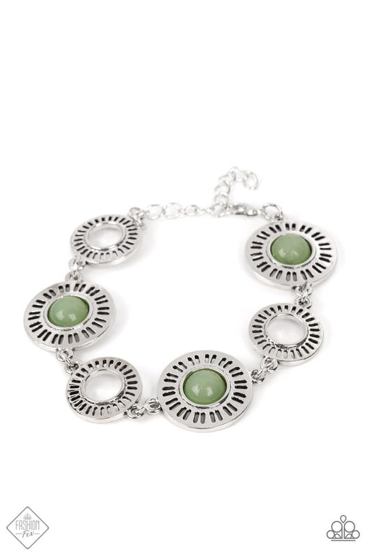 Coastal Charmer - Green - Paparazzi Bracelet Image