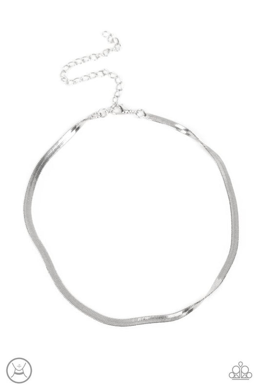 In No Time Flat - Silver - Paparazzi Necklace Image
