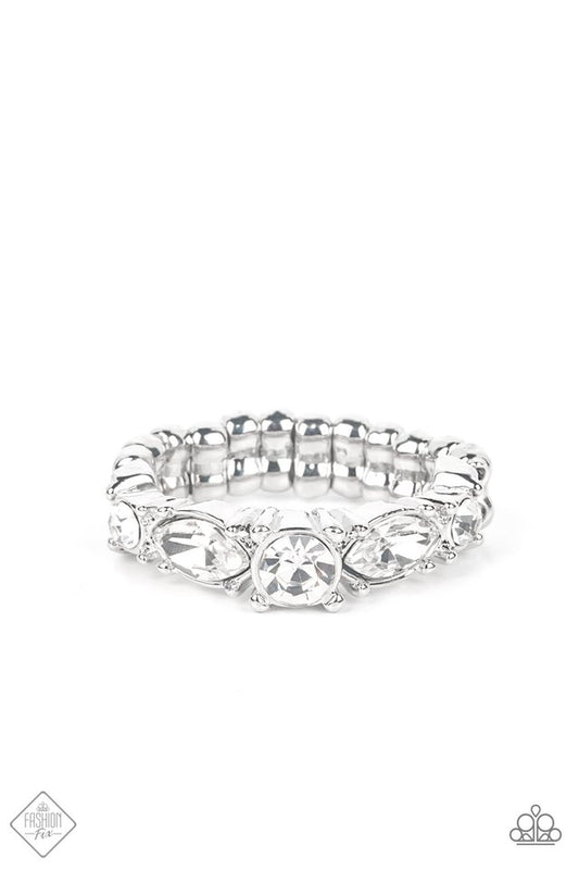 Wedded Bliss - White - Paparazzi Ring Image