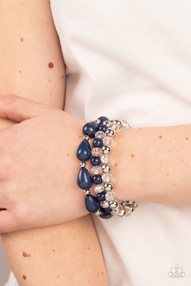 Beachside Brunch - Blue - Paparazzi Bracelet Image