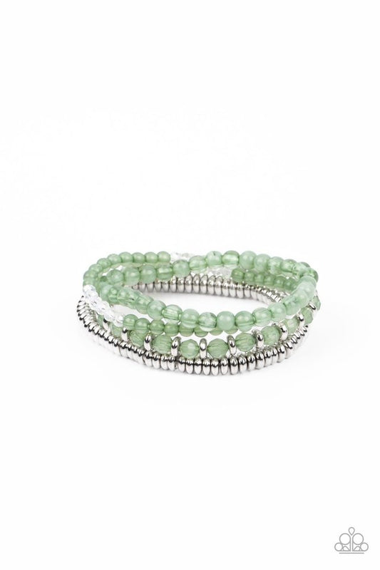 Destination Dreamscape - Green - Paparazzi Bracelet Image