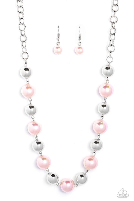 Dreamscape Escape - Pink - Paparazzi Necklace Image