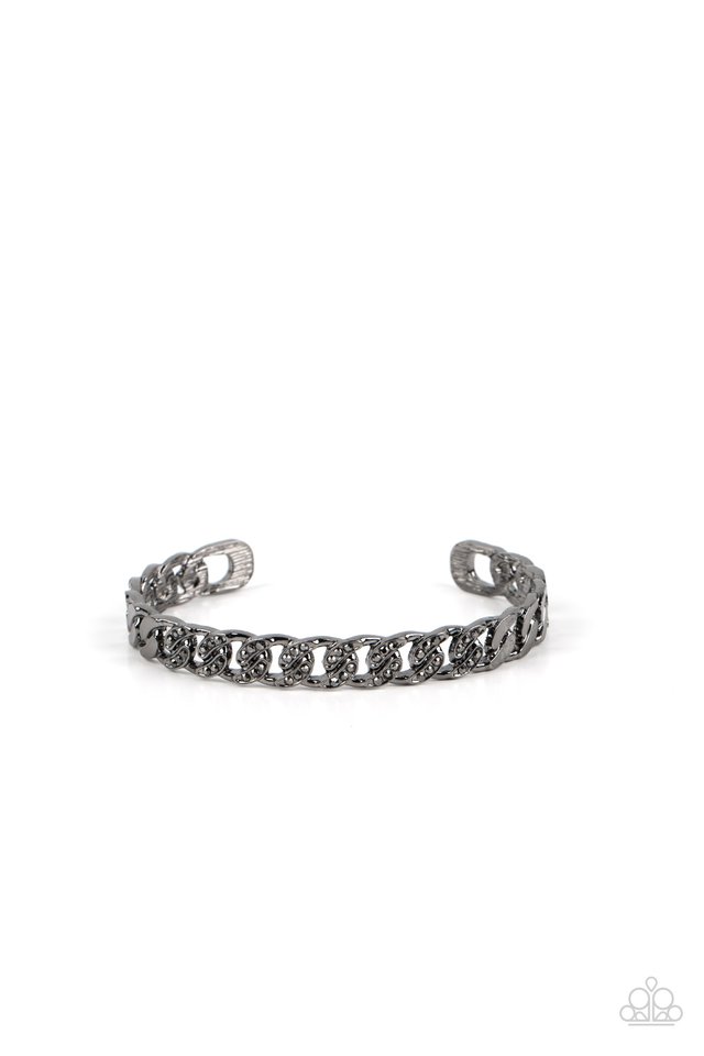 Some Serious Shimmer - Black - Paparazzi Bracelet Image
