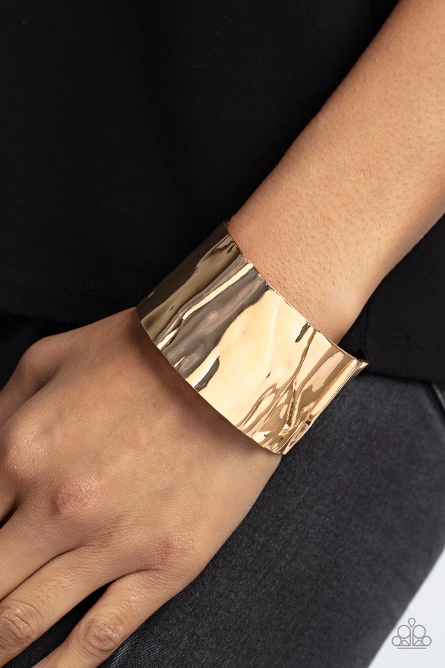 Modern Metallurgy - Gold - Paparazzi Bracelet Image