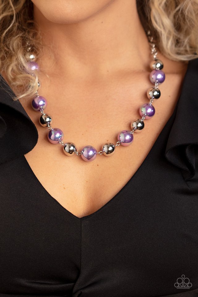 Dreamscape Escape - Purple - Paparazzi Necklace Image