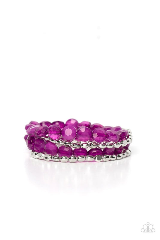 Seaside Siesta - Purple - Paparazzi Bracelet Image
