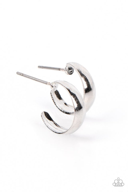 Mini Magic - Silver - Paparazzi Earring Image