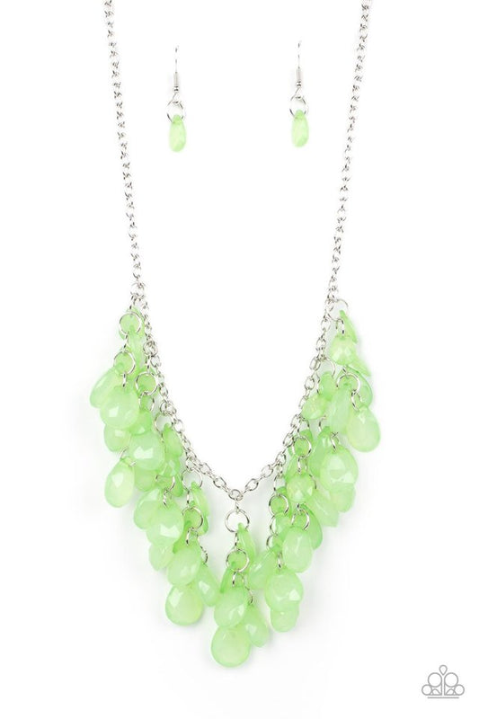 Crystal Cabaret - Green - Paparazzi Necklace Image