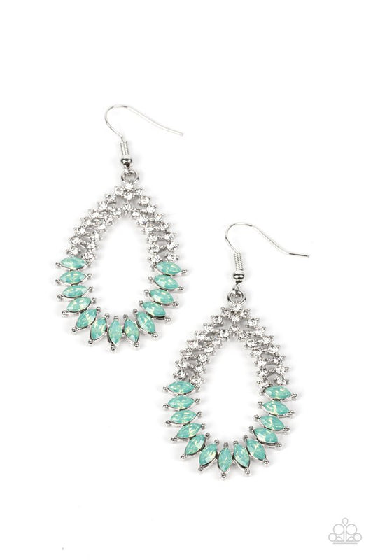 Lucid Luster - Green - Paparazzi Earring Image