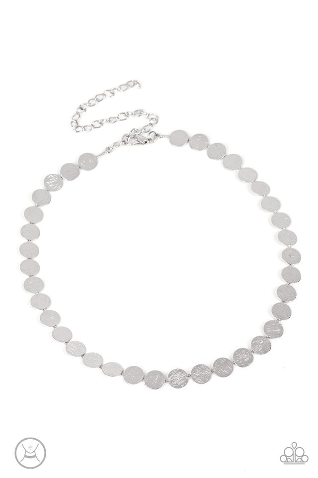 Flash Mob Flicker - Silver - Paparazzi Necklace Image