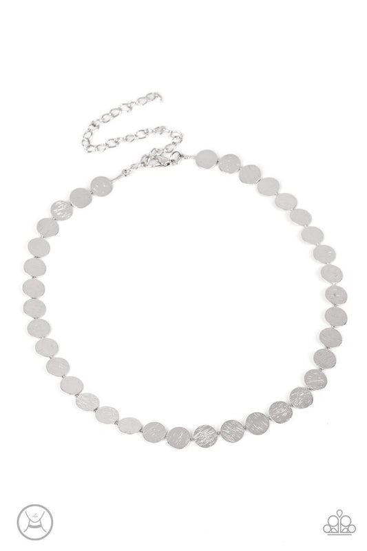 Flash Mob Flicker - Silver - Paparazzi Necklace Image
