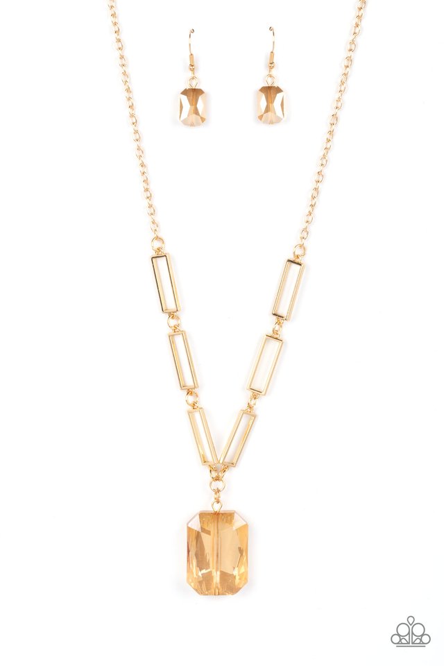 You Better Recognize - Gold - Paparazzi Necklace Image
