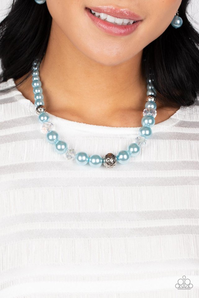 The NOBLE Prize - Blue - Paparazzi Necklace Image