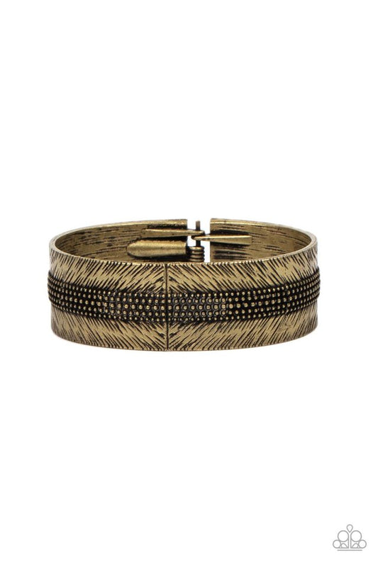 Rancho Refinement - Brass - Paparazzi Bracelet Image