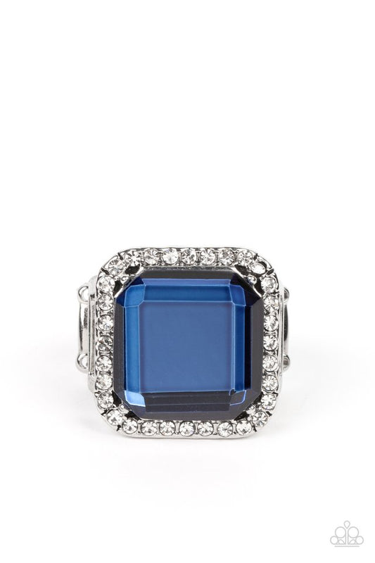 Slow Burn - Blue - Paparazzi Ring Image
