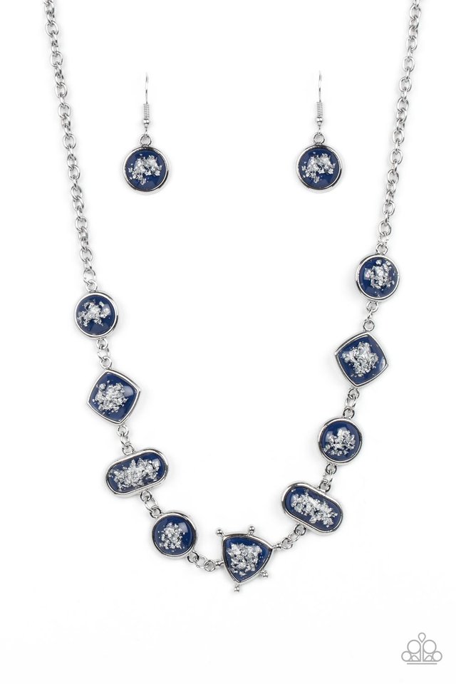 Fleek and Flecked - Blue - Paparazzi Necklace Image