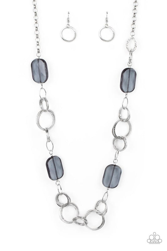 Stained Glass Glamour - Silver - Paparazzi Necklace Image