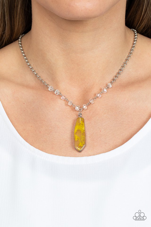 Magical Remedy - Yellow - Paparazzi Necklace Image