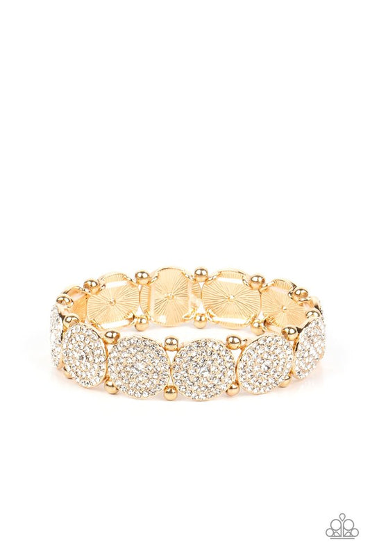 Palace Intrigue - Gold - Paparazzi Bracelet Image