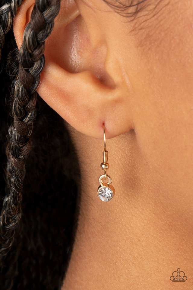 MANE Street - Gold - Paparazzi Necklace Image