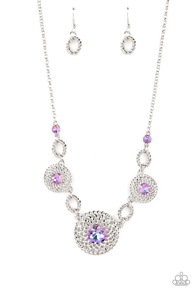 Cosmic Cosmos - Purple - Paparazzi Necklace Image