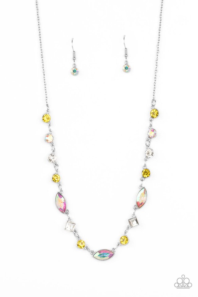 Irresistible HEIR-idescence - Yellow - Paparazzi Necklace Image
