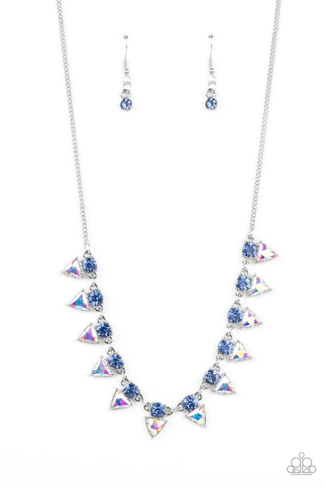 Razor-Sharp Refinement - Blue - Paparazzi Necklace Image