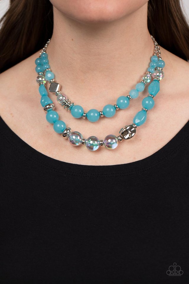 Mere Magic - Blue - Paparazzi Necklace Image
