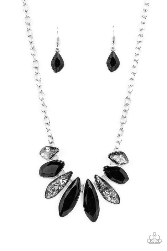 Crystallized Couture - Black - Paparazzi Necklace Image